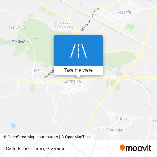 Calle Rubén Darío map