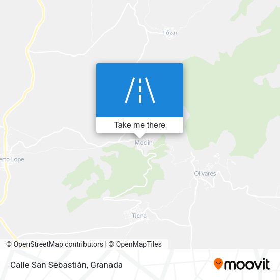 Calle San Sebastián map