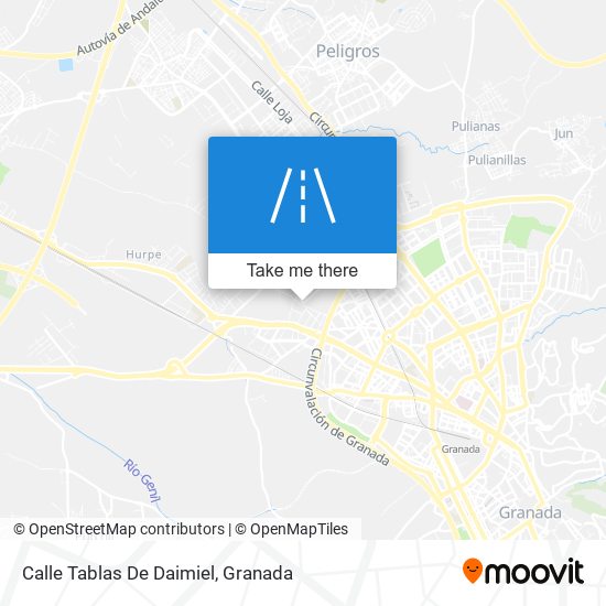 Calle Tablas De Daimiel map