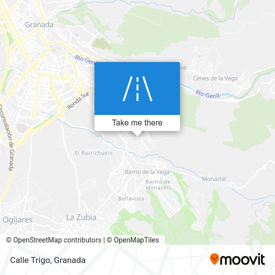 Calle Trigo map