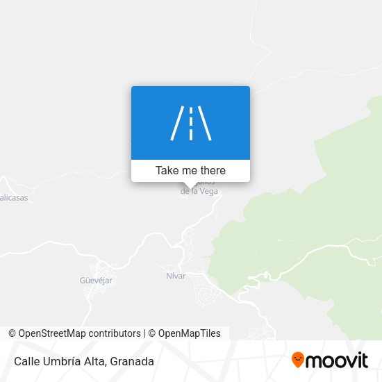 Calle Umbría Alta map