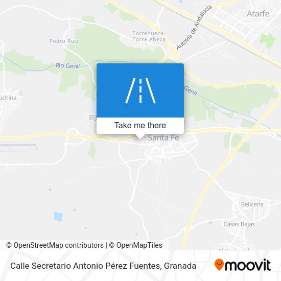 Calle Secretario Antonio Pérez Fuentes map