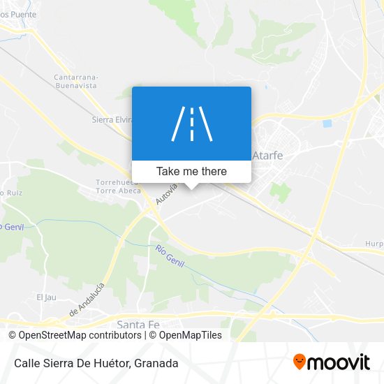 Calle Sierra De Huétor map