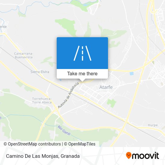 Camino De Las Monjas map