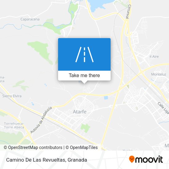 Camino De Las Revueltas map