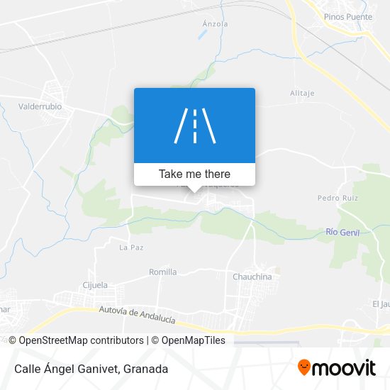 Calle Ángel Ganivet map