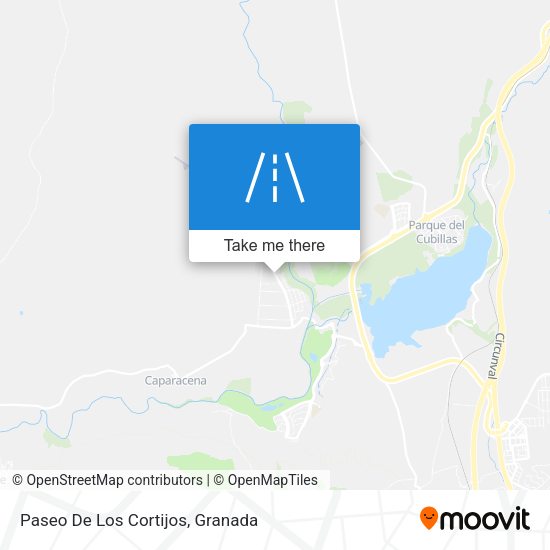 Paseo De Los Cortijos map