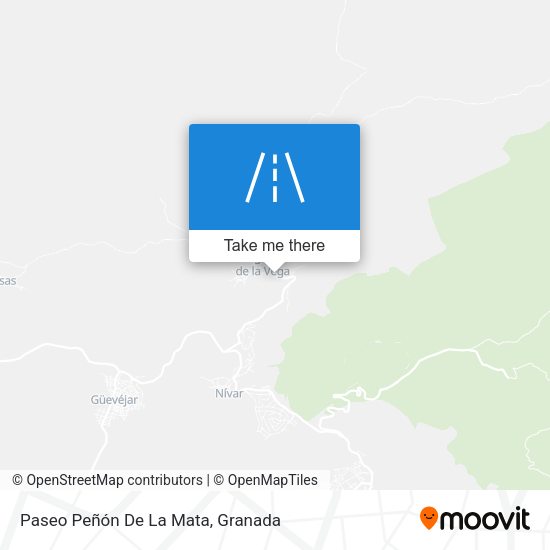 Paseo Peñón De La Mata map