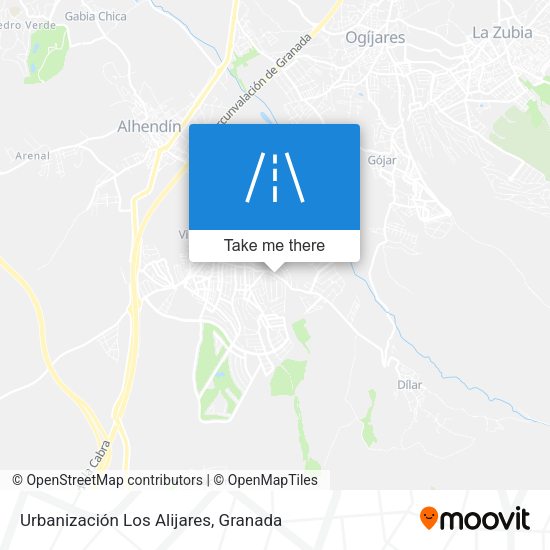 Urbanización Los Alijares map