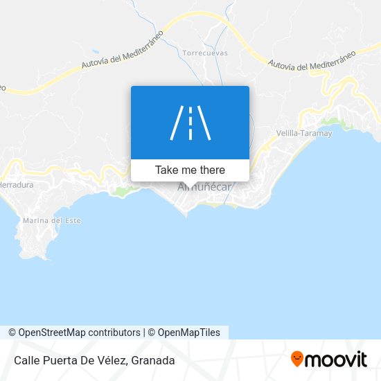 Calle Puerta De Vélez map