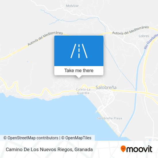 Camino De Los Nuevos Riegos map