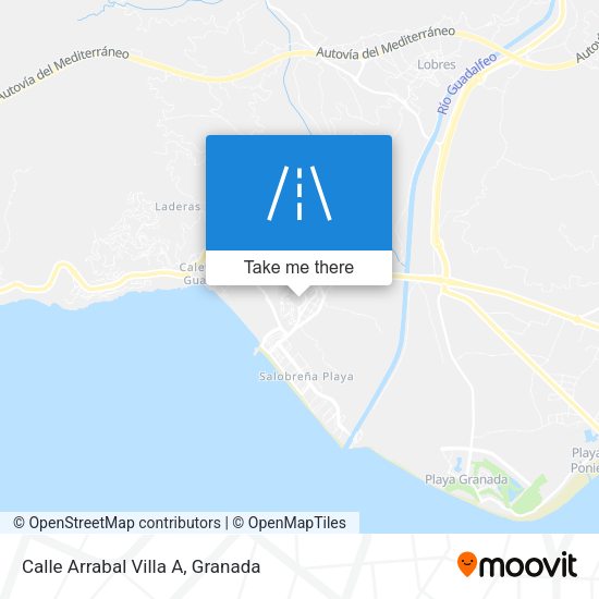Calle Arrabal Villa A map