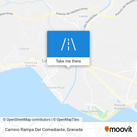 Camino Rampa Del Comediante map