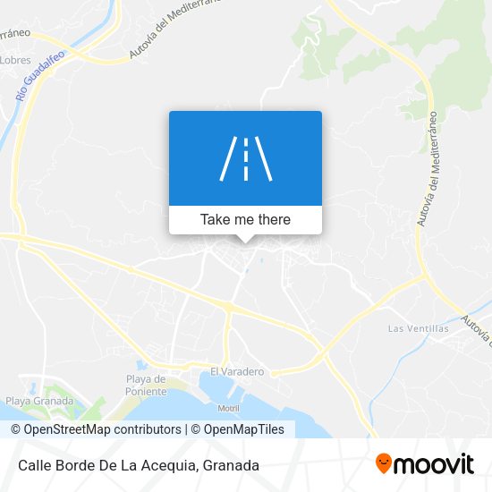 Calle Borde De La Acequia map