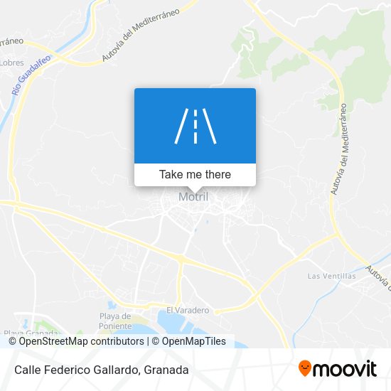 Calle Federico Gallardo map