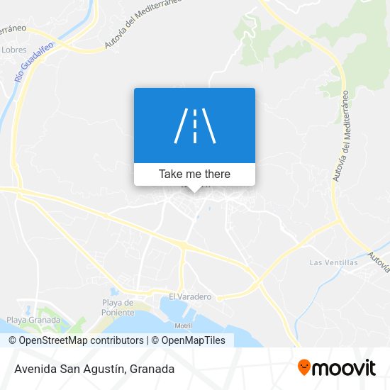 Avenida San Agustín map