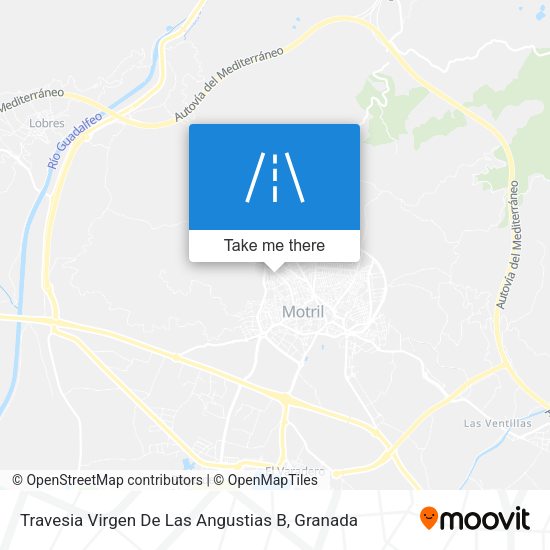 Travesia Virgen De Las Angustias B map