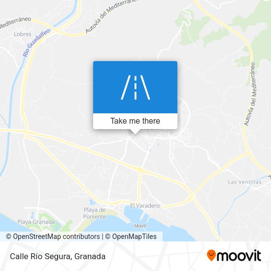 Calle Río Segura map
