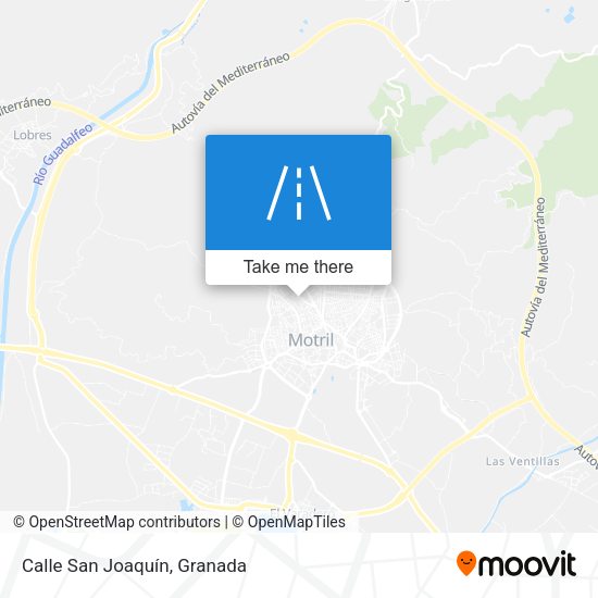 Calle San Joaquín map