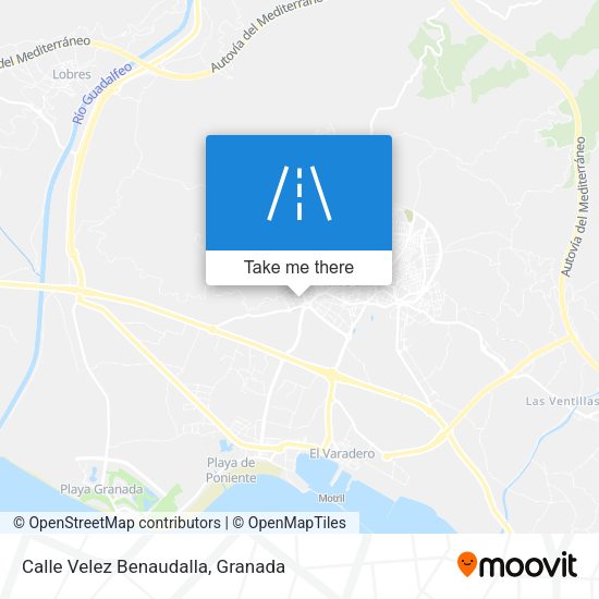 Calle Velez Benaudalla map