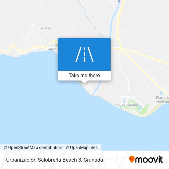 Urbanización Salobreña Beach 3 map