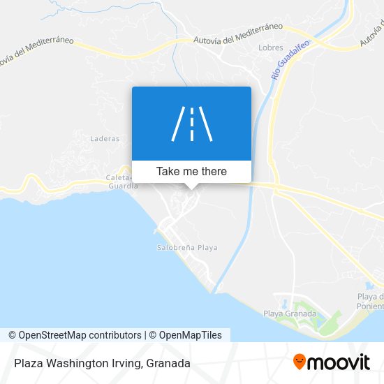 Plaza Washington Irving map