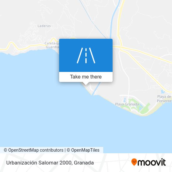 Urbanización Salomar 2000 map