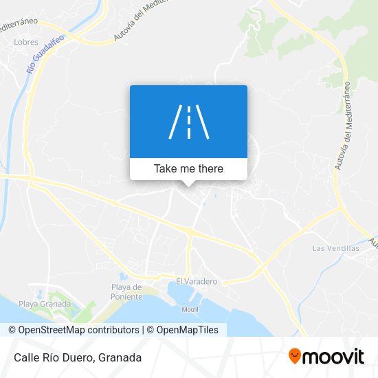 Calle Río Duero map