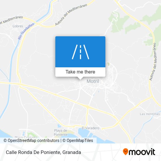 Calle Ronda De Poniente map