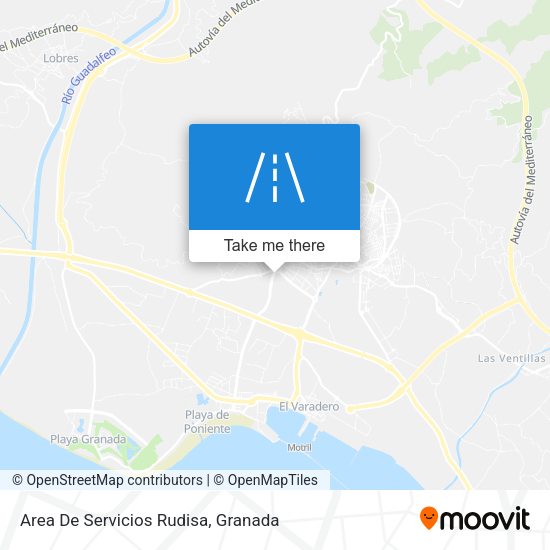 Area De Servicios Rudisa map