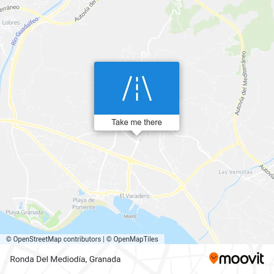 Ronda Del Mediodía map