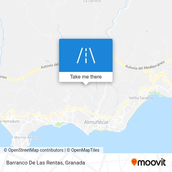 Barranco De Las Rentas map