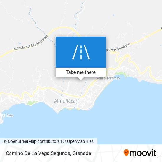 Camino De La Vega Segunda map