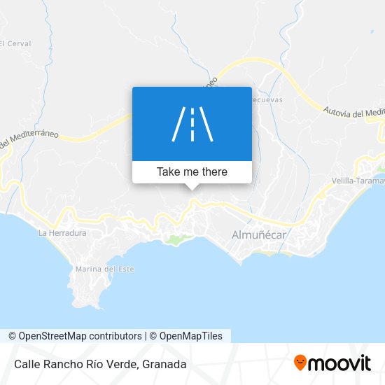 Calle Rancho Río Verde map