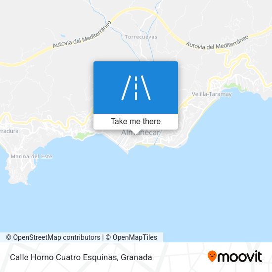 Calle Horno Cuatro Esquinas map