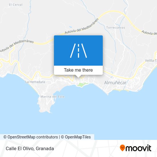 Calle El Olivo map
