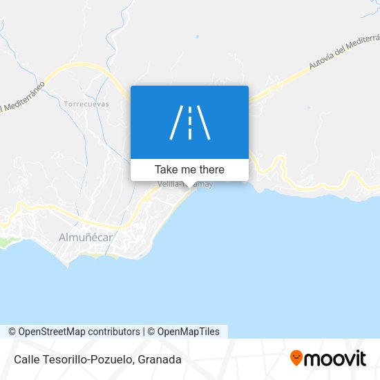 Calle Tesorillo-Pozuelo map