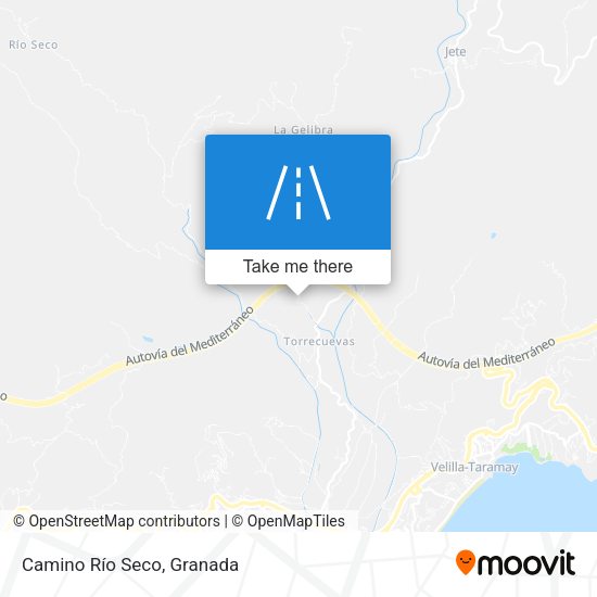 Camino Río Seco map