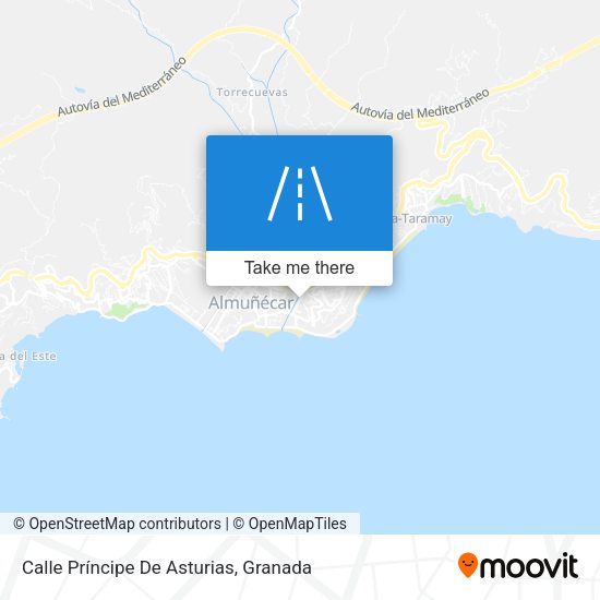 Calle Príncipe De Asturias map