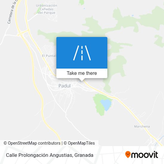 Calle Prolongación Angustias map