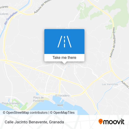 Calle Jacinto Benavente map