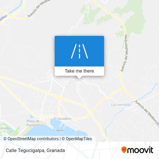 Calle Tegucigalpa map