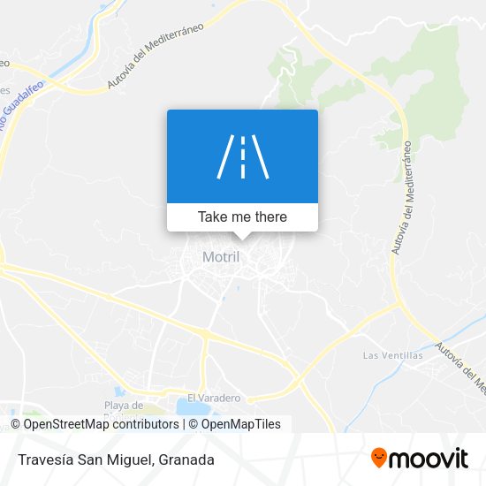 Travesía San Miguel map
