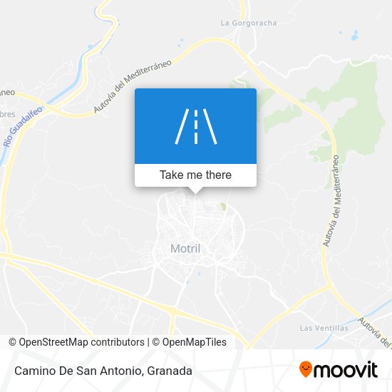 Camino De San Antonio map