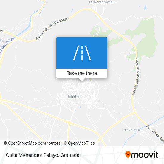 Calle Menéndez Pelayo map