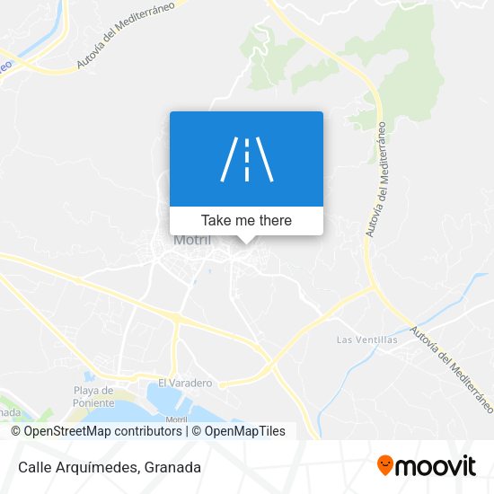 Calle Arquímedes map