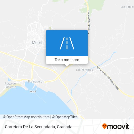 Carretera De La Secundaria map