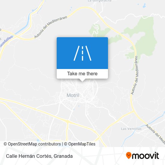 Calle Hernán Cortés map