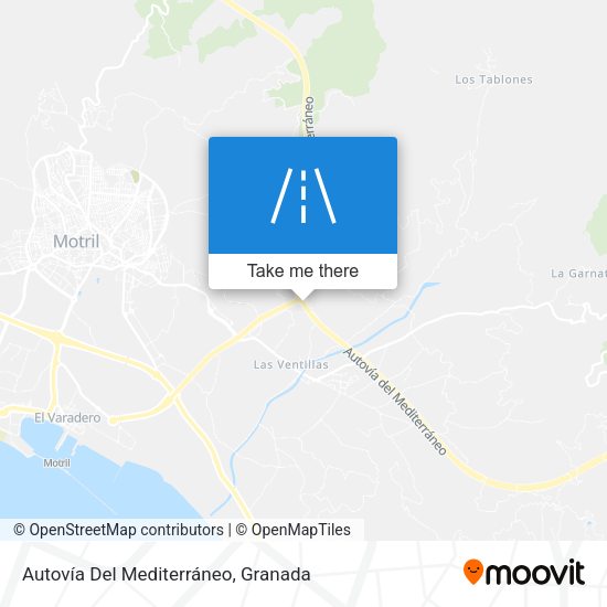 Autovía Del Mediterráneo map