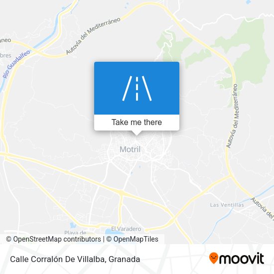 Calle Corralón De Villalba map